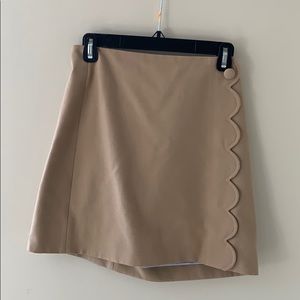 J. Crew Camel Mini Skirt